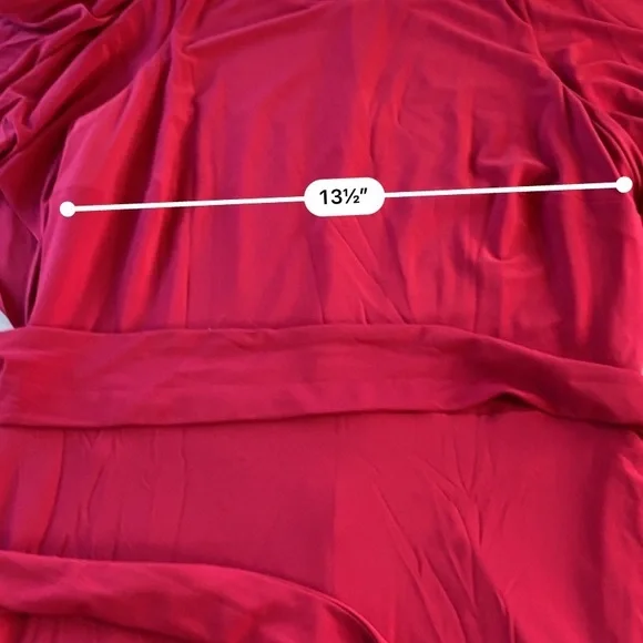 Ralph Lauren Bold Shoulder Jewel Tone Belted Statement Dress Size 6 like new - Picture 11 of 12